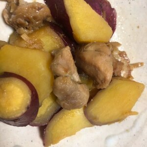 鶏肉とサツマイモの生姜煮